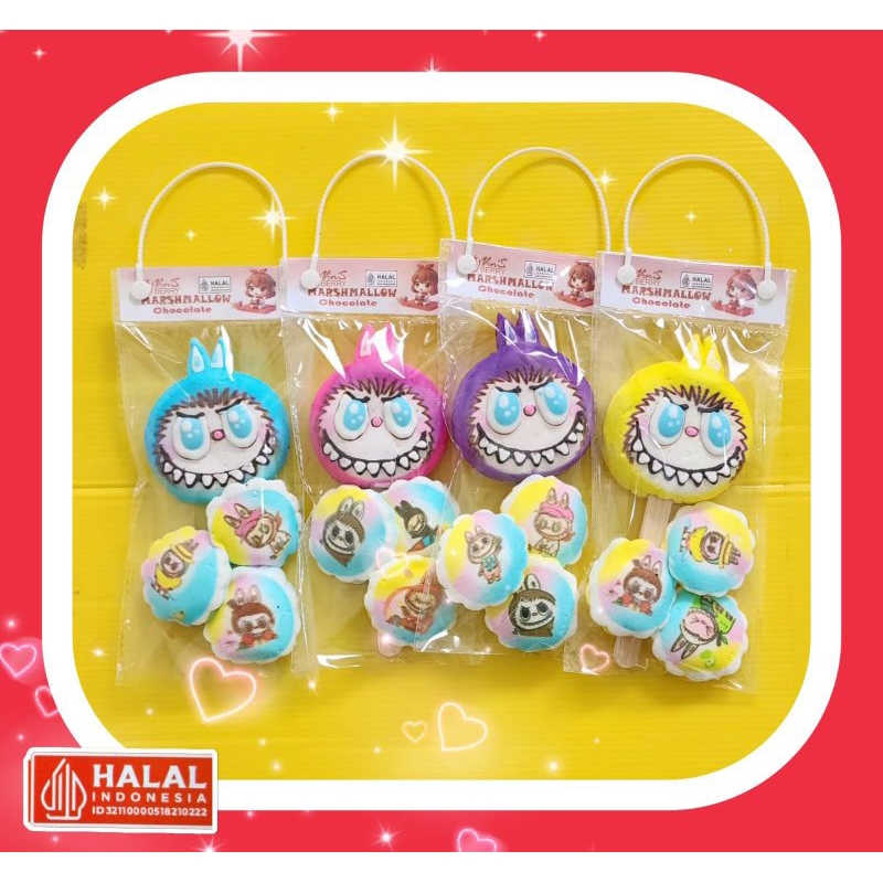 

PERMEN EMPUK HEAD CHOCHO KARAKTER(SPONGEBOB, MARSHA, LABUBU, DORAEMON, UNICORN, PIKACHU, TAYO DAN KITTY) LUCU, IMUT, UNIK, MENGGEMASKAN DAN DI DAMPINGGI HIASAN- HIASAN MENARIK DAN ADA YANG BERISI COKLAT