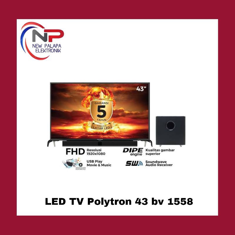 LED POLYTRON SOUNDBAR DIGITAL 43BV1558