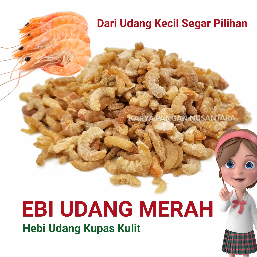 

UDANG KERING EBI DRIED SHRIMP UDANG MERAH KERING EBI KERING HEBI KERING TANPA KULIT