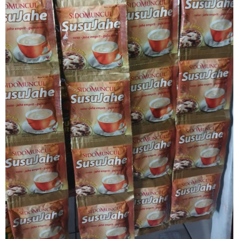 

Susu Jahe SIDOMUNCUL/Renceng isi 10 Sachet
