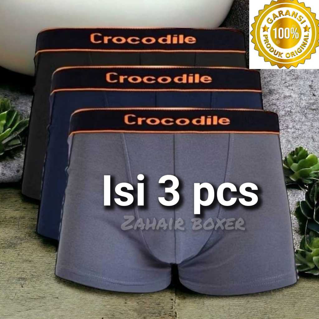 Clana Dalam Pria Premium Isi 3 Bokser Katun Nyaman