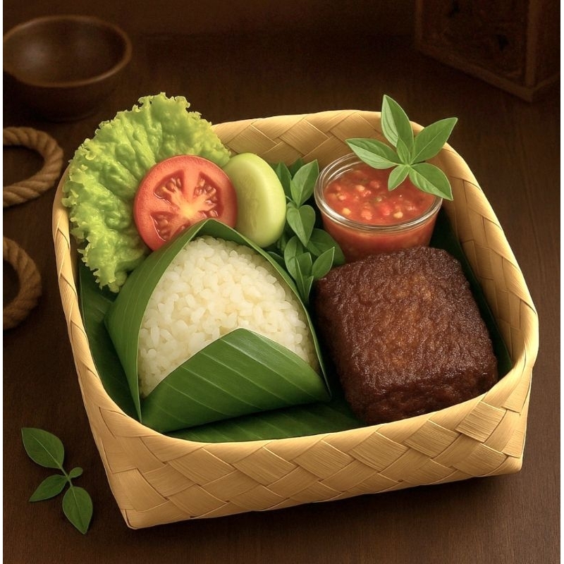 

Nasi Besek Back To Nature Empal Daging
