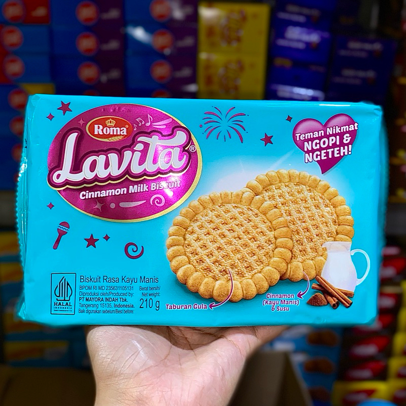

ROMA LAVITA CINNAMON MILK BISCUIT BISKUIT 210gr