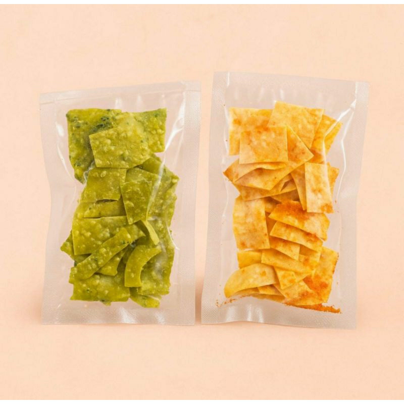 

CRACK & CRUSH Kripik Pangsit Maknyuss Aneka Rasa