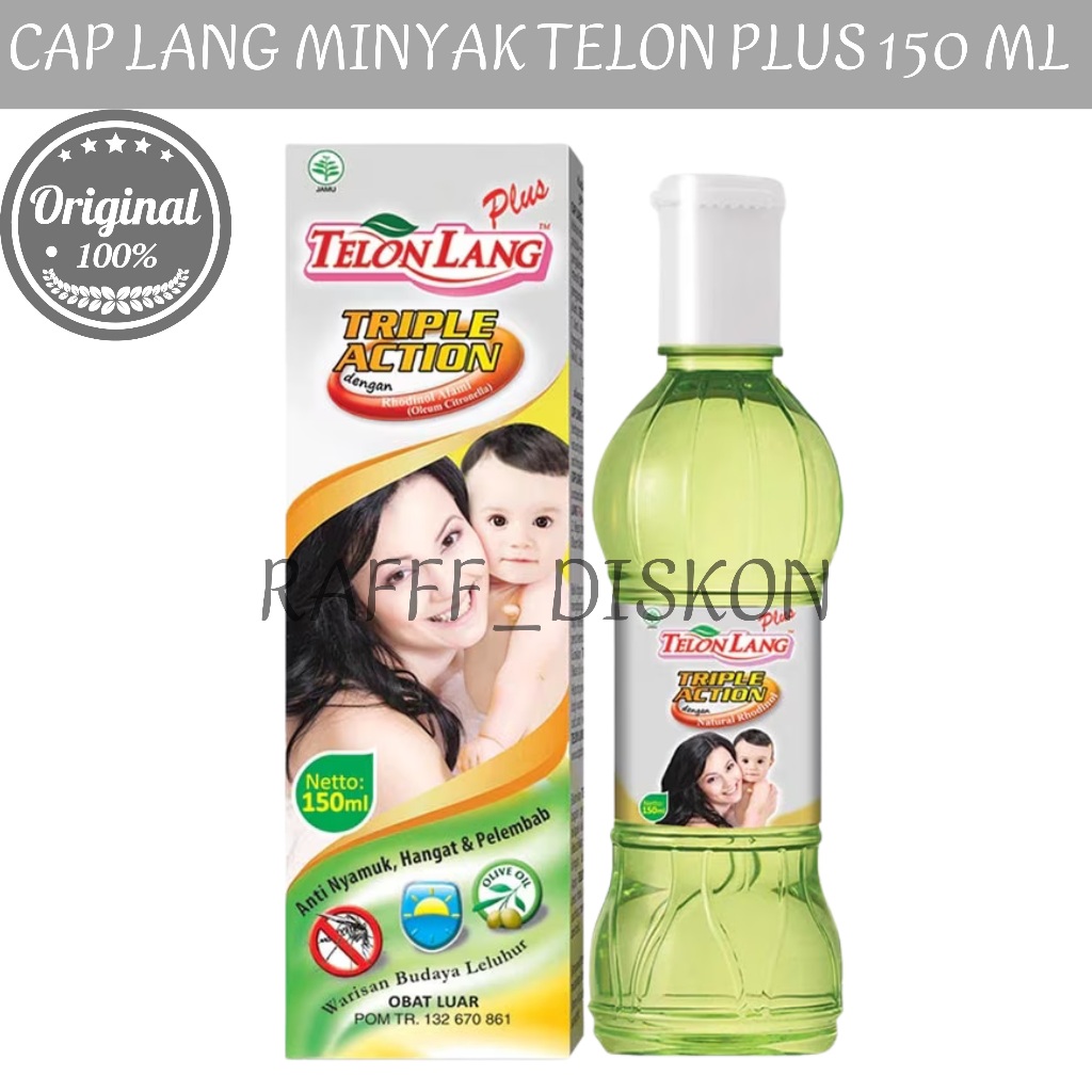 Cap lang minyak telon plus 150 ml - minyak telon bayi