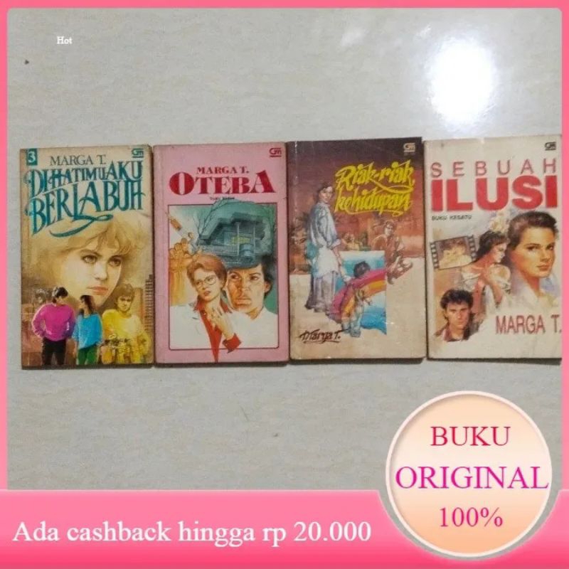 Novel Marga T Originall Bekas Baca Deskripsi