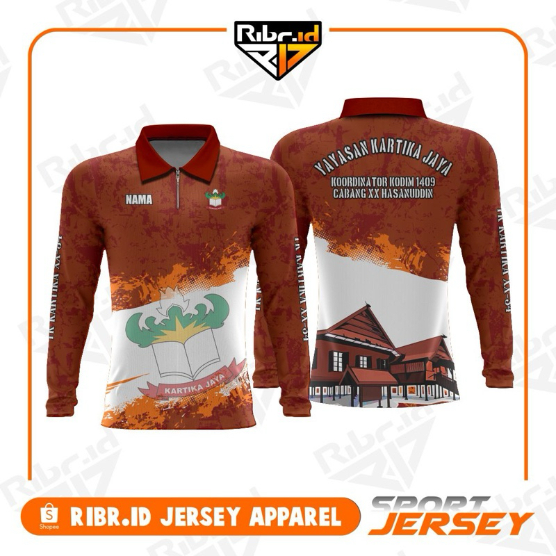 yayasan kartika jaya /persit/ibu persit/custom jersey/jersey murah/jersey/baju olahraga/jersey kodim