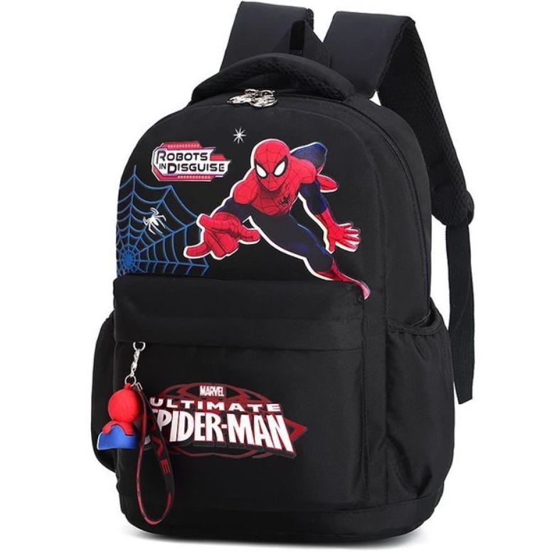 Semangat Abis Trygoid  Spiderman  Tas Anak Sekolah Lakilaki Karakter Spiderman SD TK Tas Ransel Anak