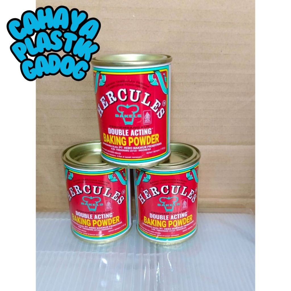 

HERCULES Baking Powder Double Acting 110 gr - HERCULES 110 GRAM
