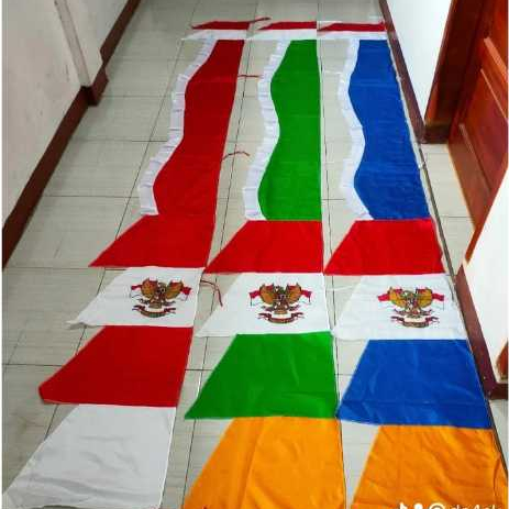 UMBUL UMBUL CANTIK PANJANG 3METER UMBUL UMBUL MERAH PUTIH TERBARU PANJANG 3METER UMBUL UMBUL REMPEL