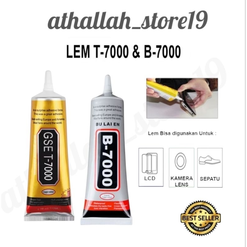 

Lem LCD / LEM TOUCHSCREEN T7000 HITAM & B7000 TRANSPARANT 15ML