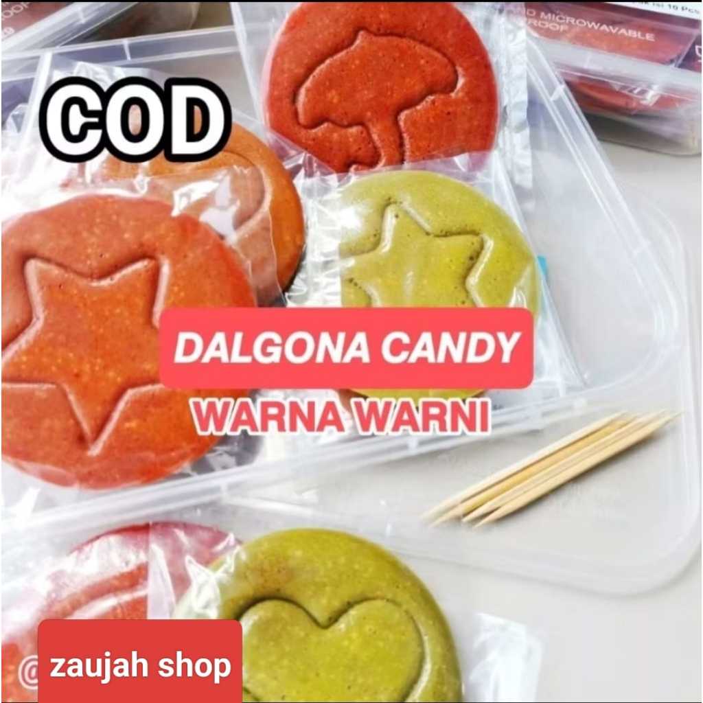 

Dalgona Candy 7 cm 1 Box Isi 10 Pcs Permen Squid Game Size Terbaru