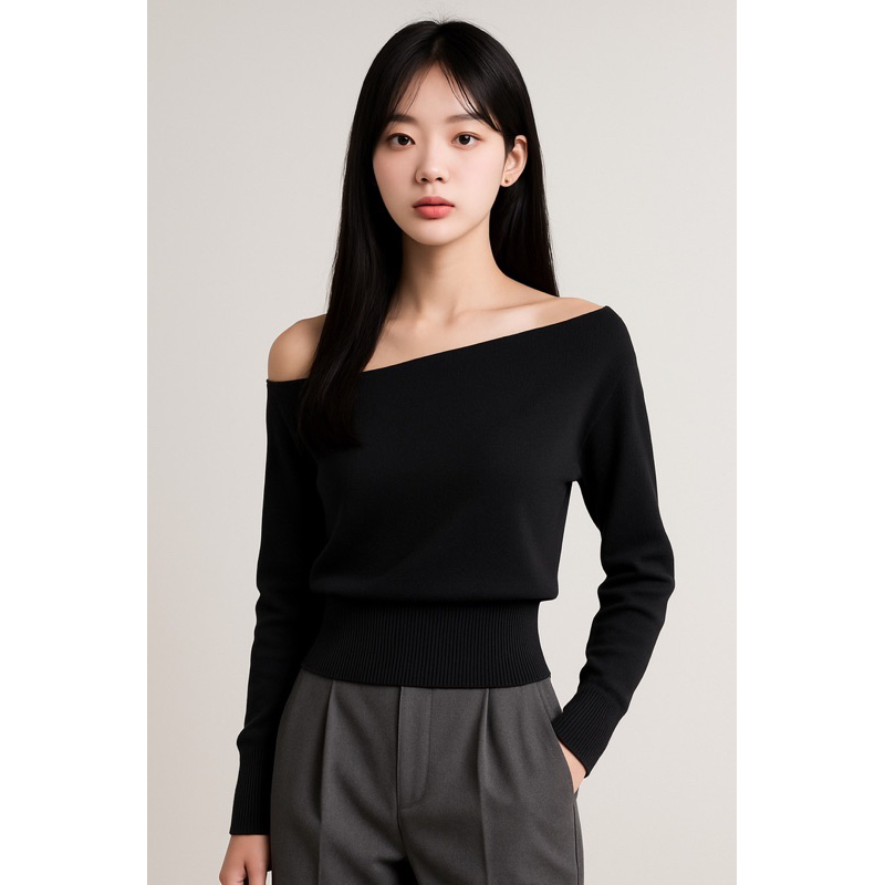 𝐒𝐇𝐀 𝐓𝐎𝐏 | One shoulder knit top | One Shoulder | Knit top