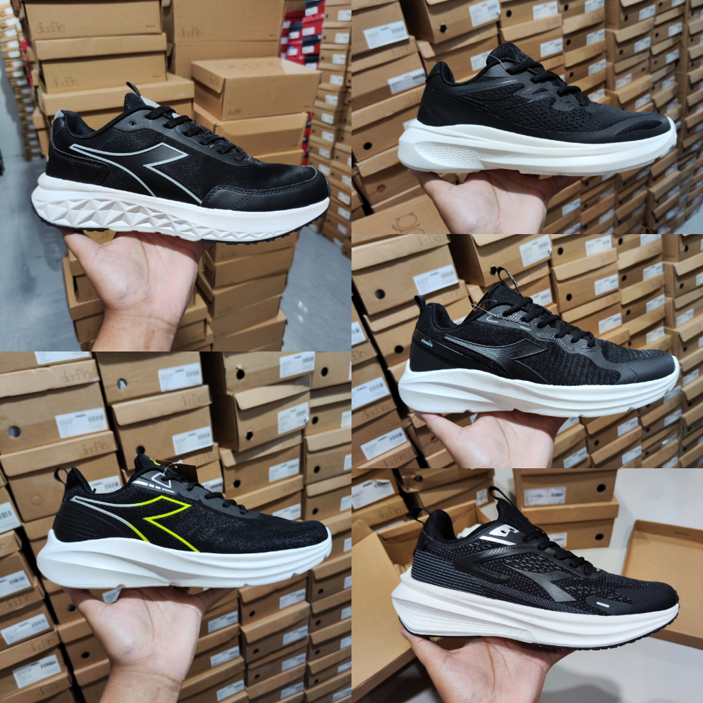 Diadora Black White Men Sneaker's Original Part III