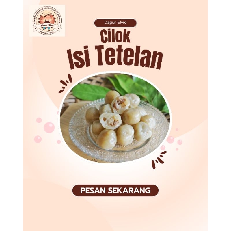 

Cilok Isi Tetelan _ 20 pcs + Bumbu Kacang | Cilok kuah| Frozen Food
