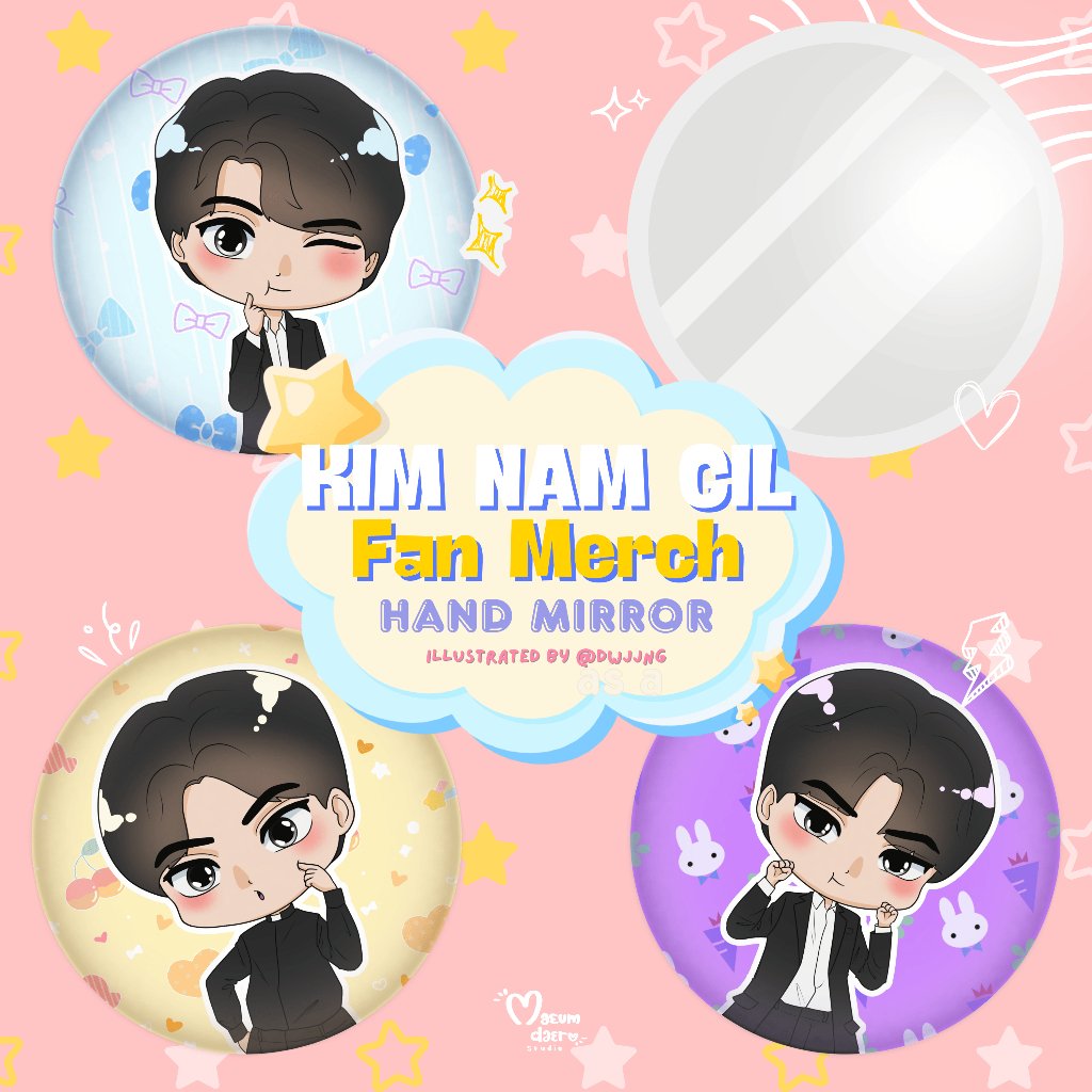Kim Nam Gil Fan Merch-Hand Mirror