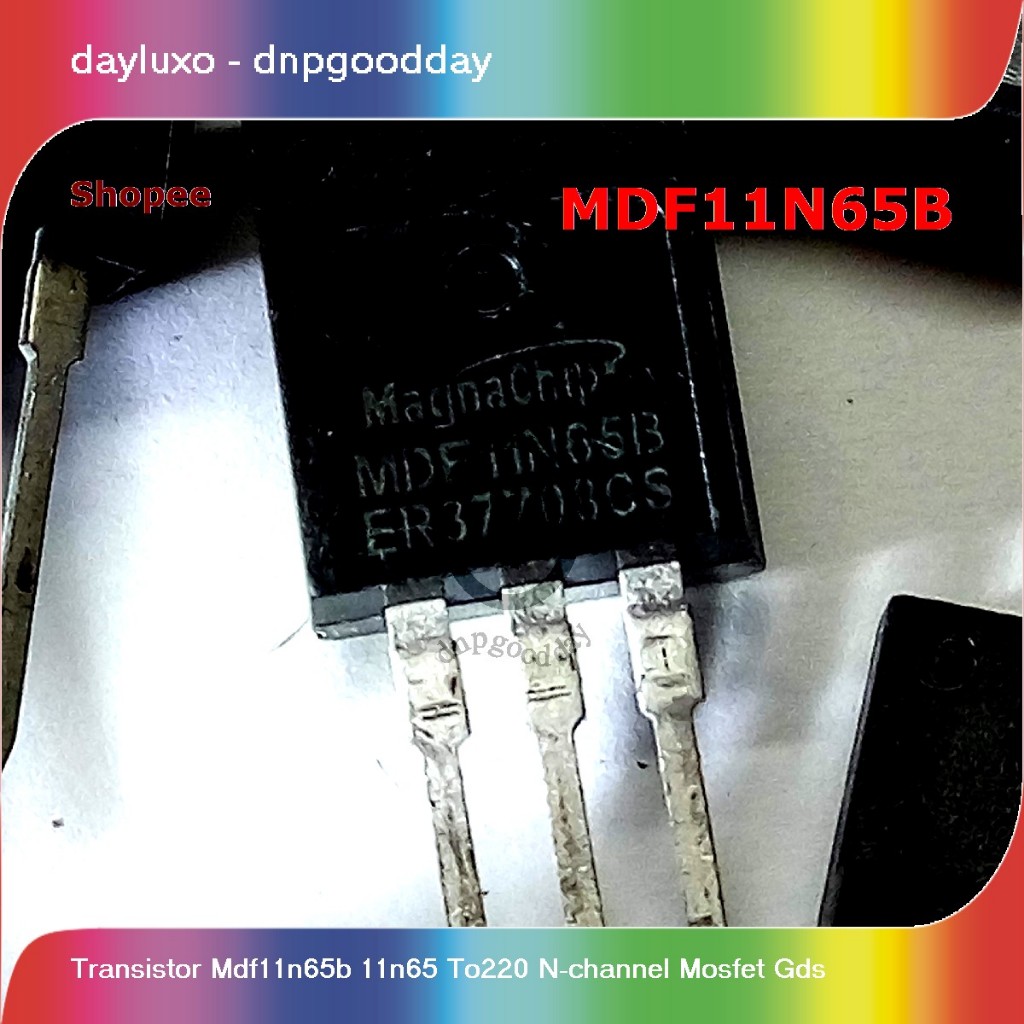 transistor mdf11n65b 11n65 to220 n-channel mosfet gds