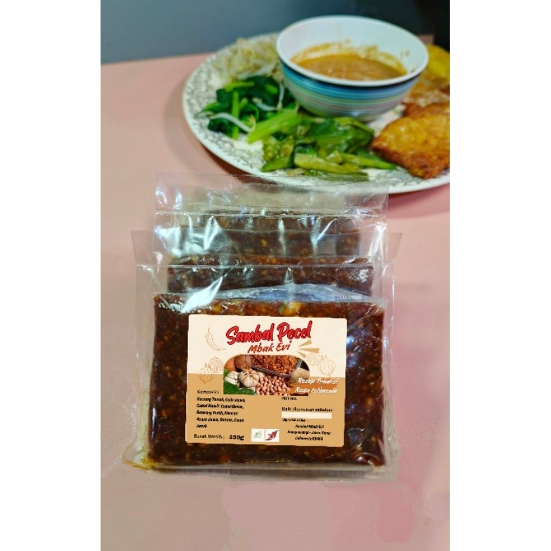 

Sambal Pecel Mbak Evi, Resep tradisi / mix varian