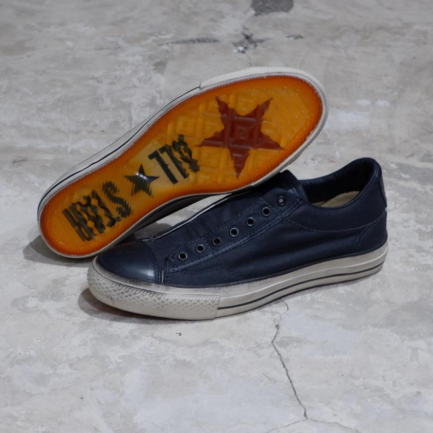 JOHN VARVATOS X CONVERSE CHUCK TAYLOR OX VINTAGE SLIP CANVAS NAVY