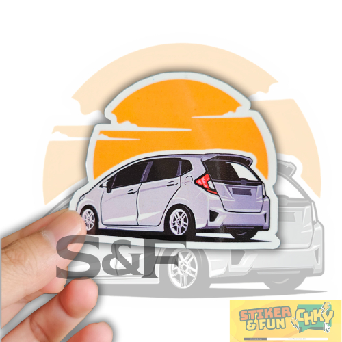 

Stiker Sticker Pack Vinyl Laminasi JAZZ GE8 WHITE