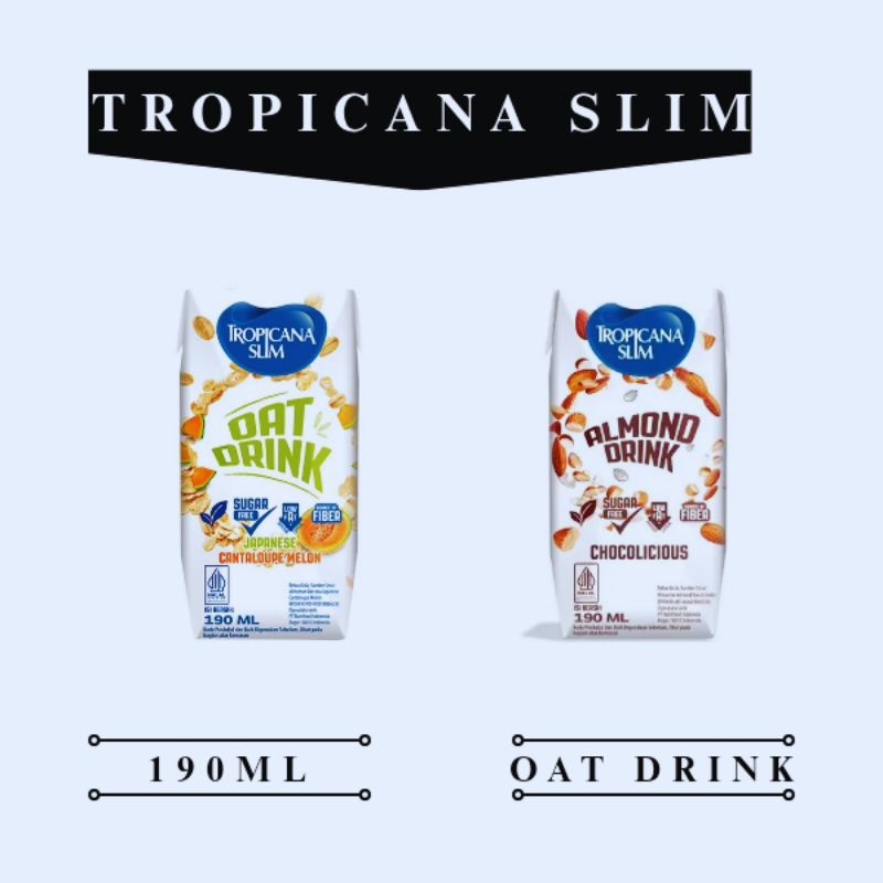 

Tropicana slim oat drink 190ml