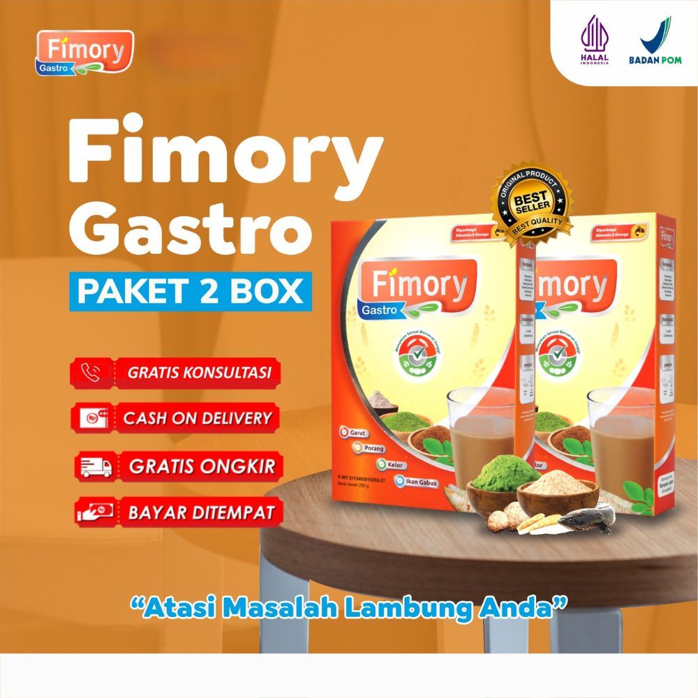 

PAKET 2 PCS FIMORY GASTRO 250GR - Minuman Umbi Garut 5X Atasi Asam Lambung Menahun dan GERD | Halal dan Sudah BPOM