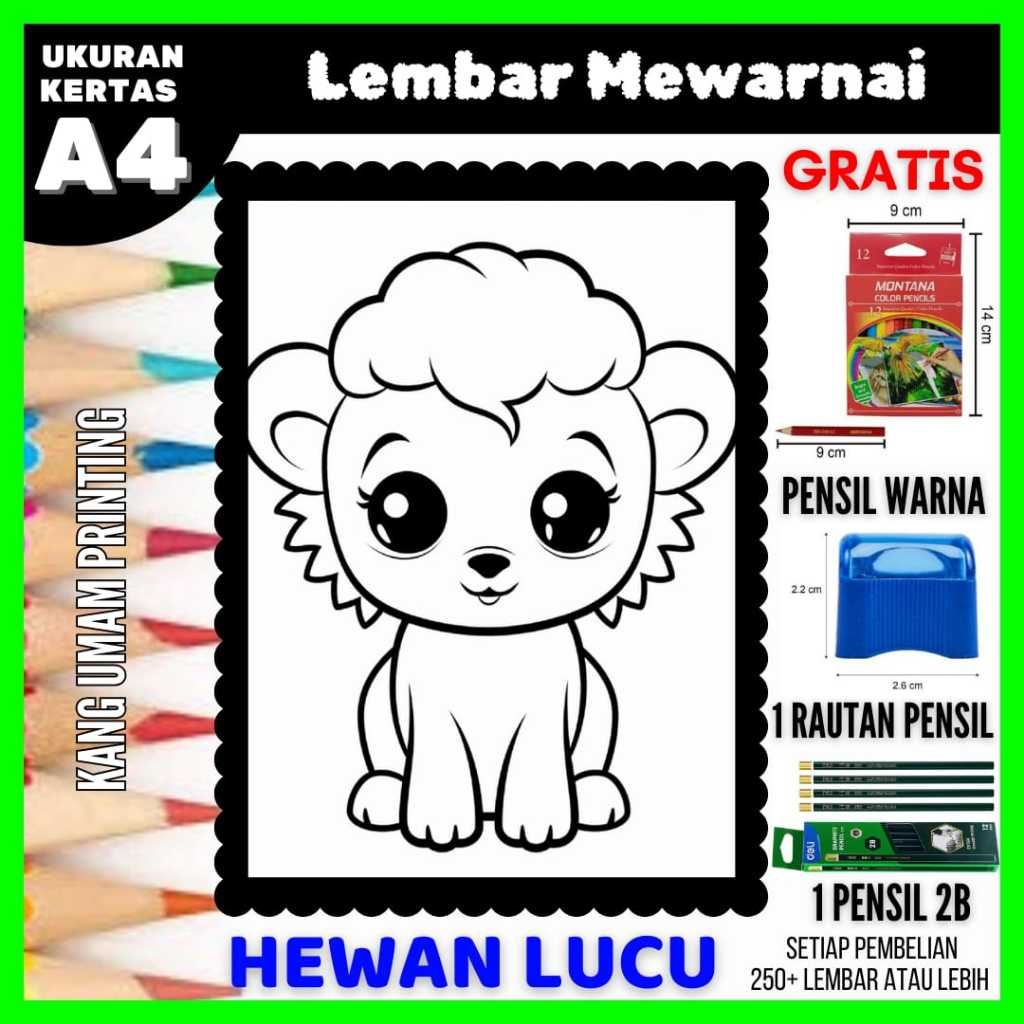 

Lembar Mewarnai Gambar Hewan Lucu Imut Untuk Paud / SD Bagian 08, Sketsa , Kertas Mewarnai , Drawing