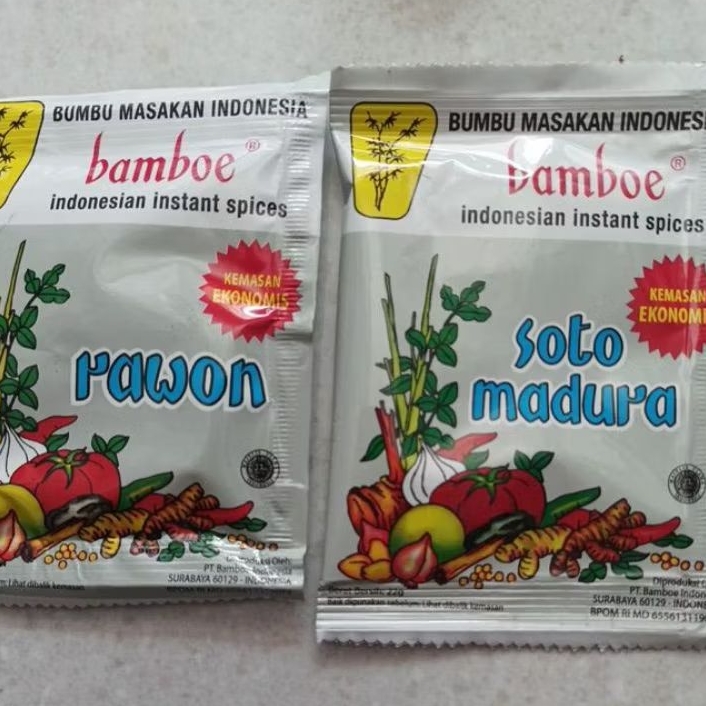 

(1 bungkus) Bamboe Soto Madura / Rawon Instan
