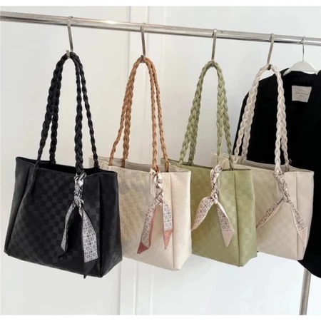 Tas Tote Bag Wanita - Tas Bahu Wanita Kuliah Kerja Liburan - Tote Bag Wanita Elegan - Tas Korea 2025