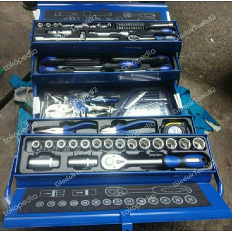 Tool Kit Set 91 Pcs SANDS Tool kit Set 3 Susun Otomotif 91 Pcs