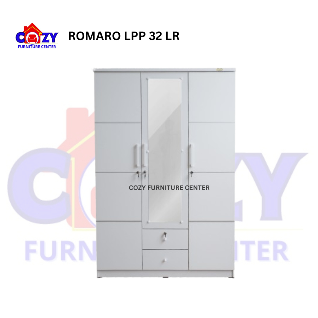 Lemari Romaro 3 Pintu LPP 32 LR