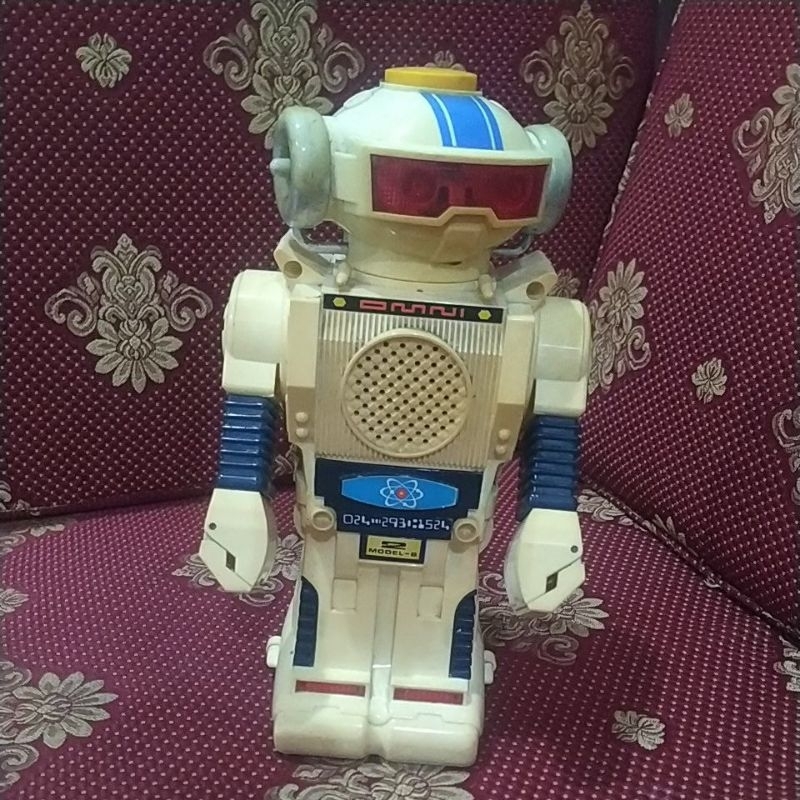 robot vintage jadul atomic omni 80an