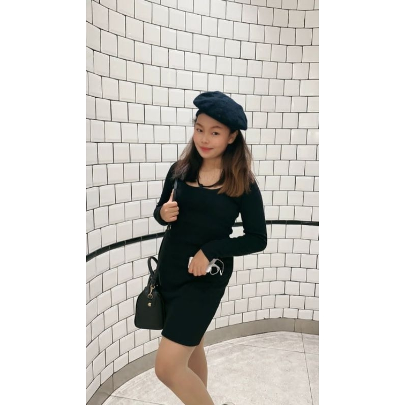 Mini Dress Hitam