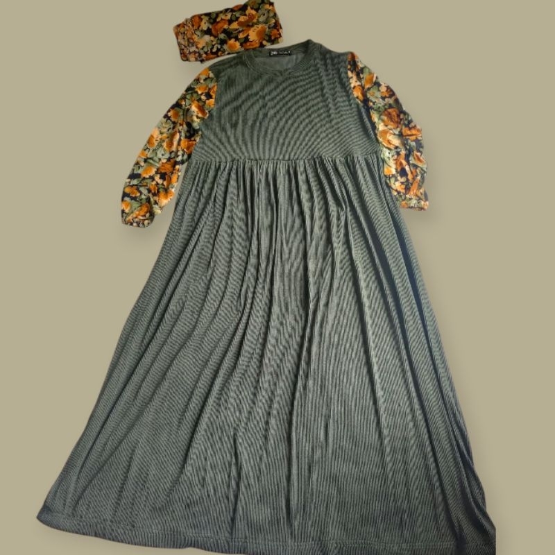 gamis setelan kerudung