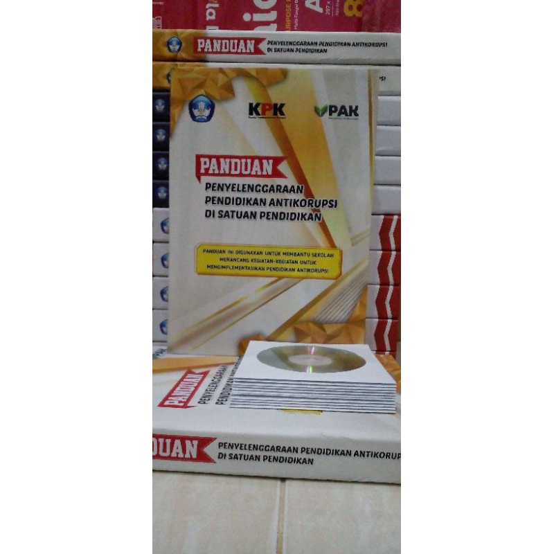 Buku Pendidikan Anti Korupsi Jenjang SD sampai SMA/SMK-2025