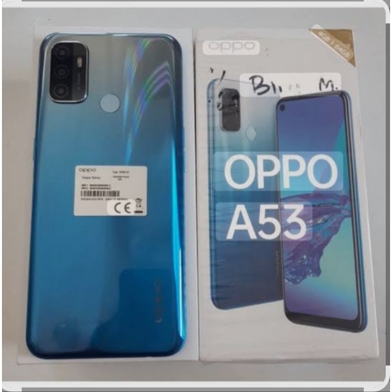 OPPO A53 RAM 4/64gb SECOND MULUS MURAH