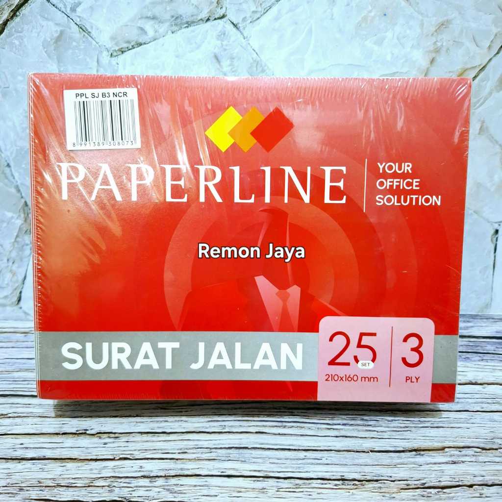 

Paperline Surat Jalan 3 PLY Ukuran 210x160mm Per 1 Pak Isi 10 Stationery