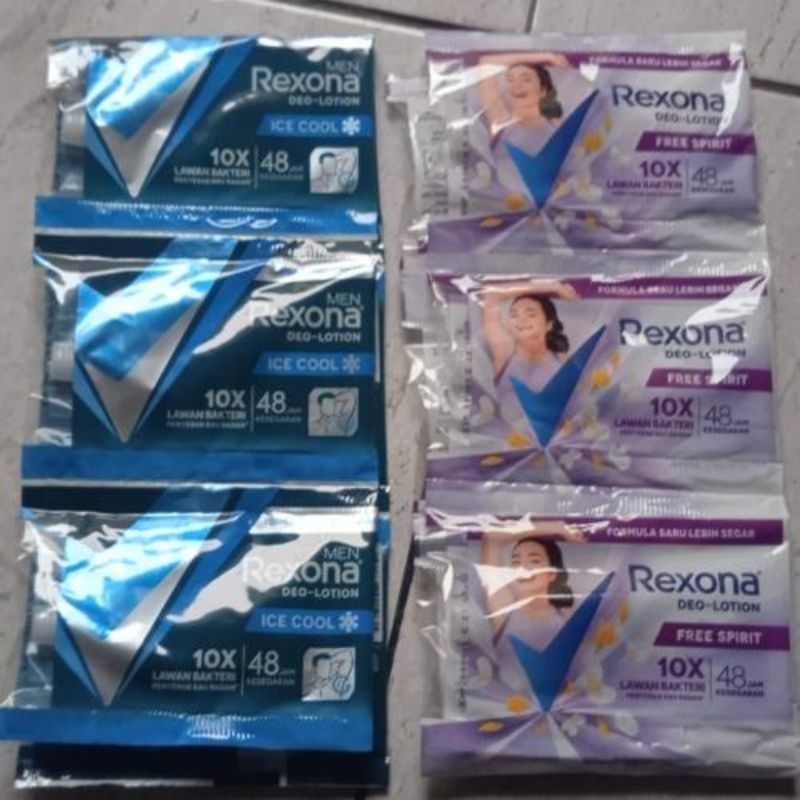 Rexona Deodorant 1renteng isi 12sachet