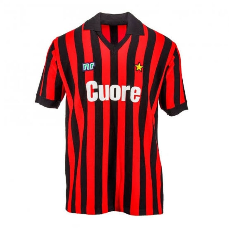 Jersey Bola AC Milan Retro 1983/84 Full Printing