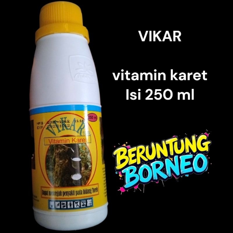 Vikar vitamin karet obat getah karet 250 ml