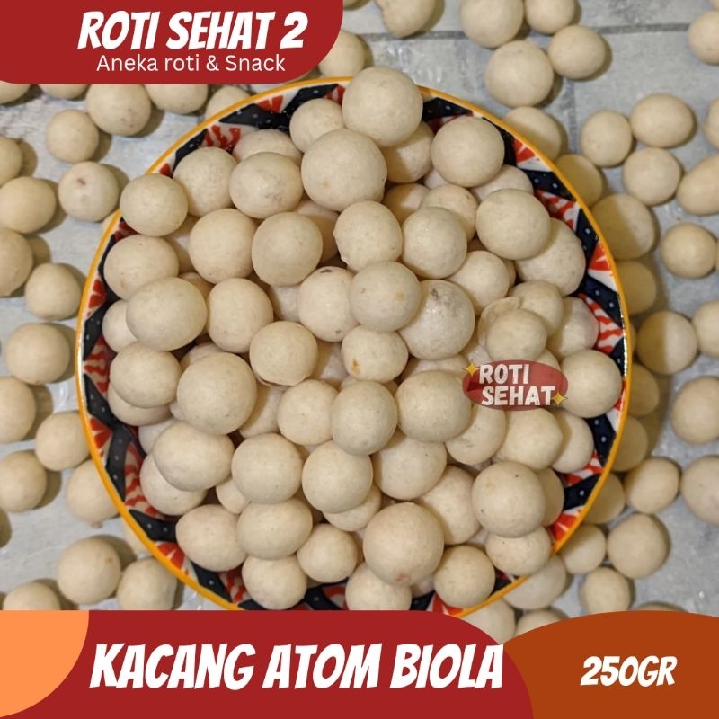 

KACANG ATOM BIOLA kemasan 250gr.