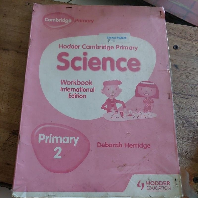 HODDER CAMBRIDGE PRIMARY SCIENCE WORKBOOK PRIMARY 2