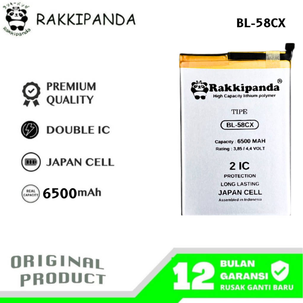 RakkiPanda - BL-58CX Infinix Smart 7 Plus X6517 / Smart 7 HD X6516 Batre Batrai Baterai