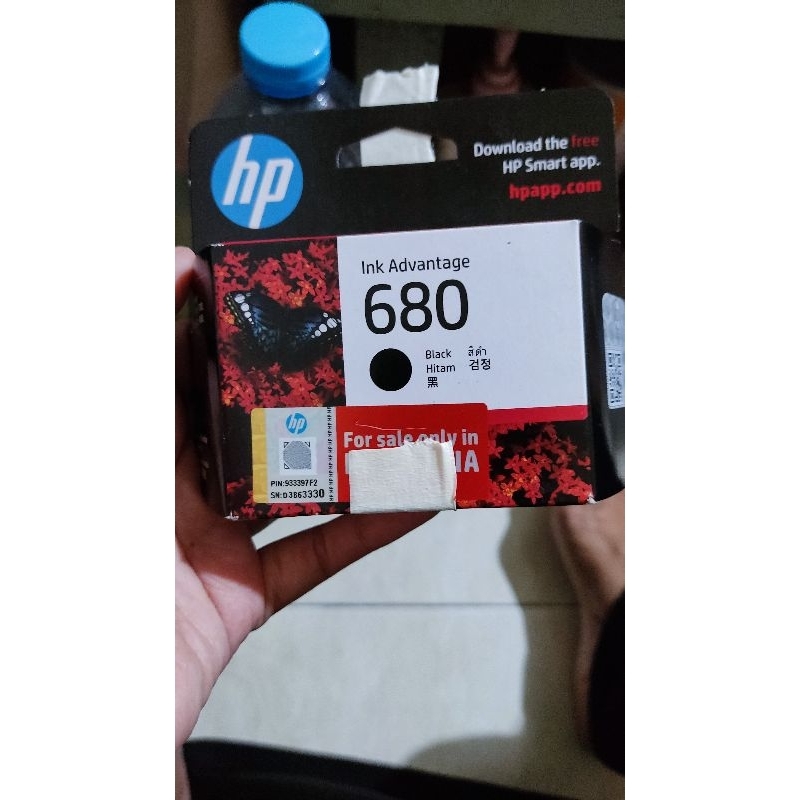 tinta catridge printer hp 680
