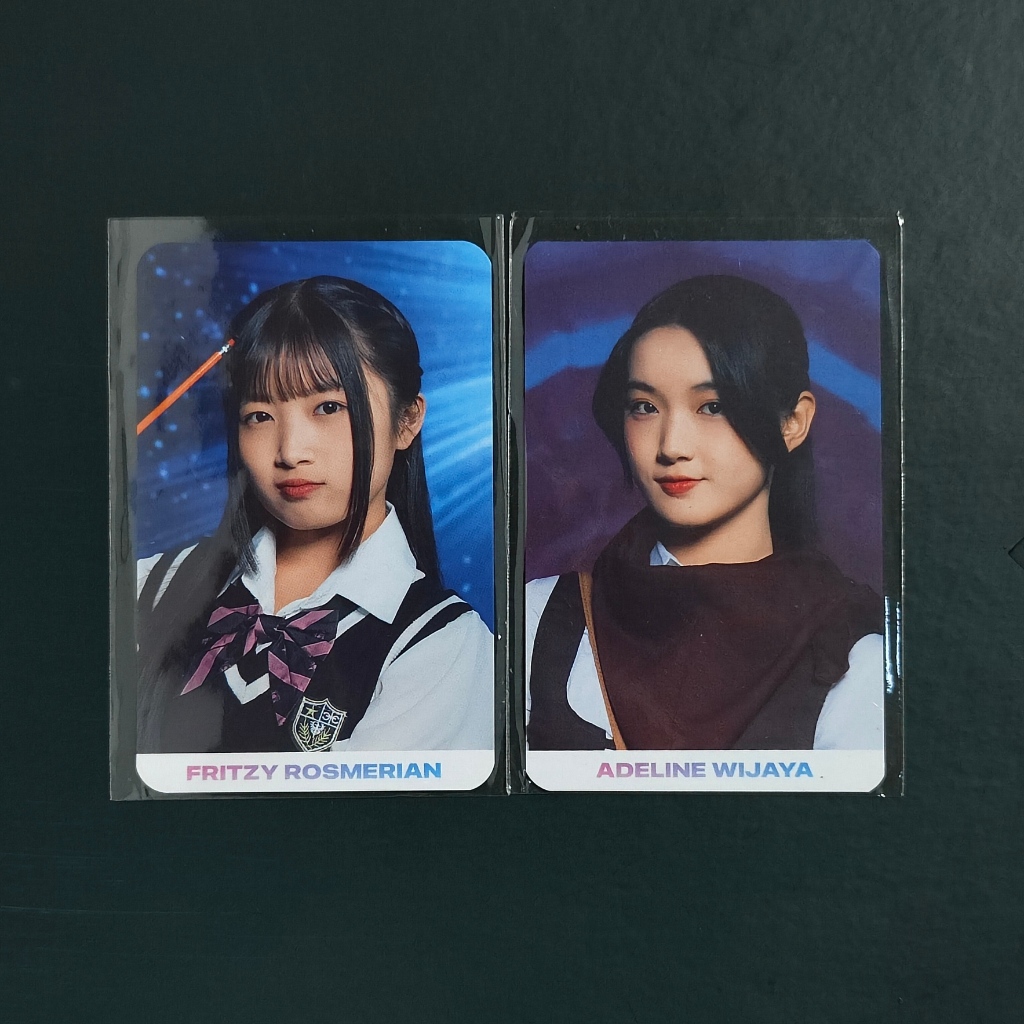 Bundling Photocard PC Official JKT48 Road To Sousenkyo 2024 RTS - Fritzy Rosmerian & Adeline Wijaya 