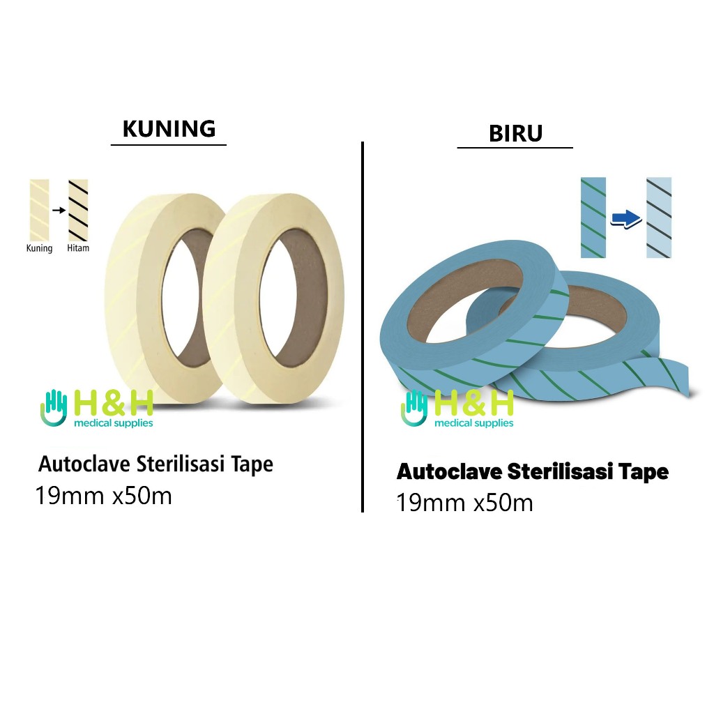 Autoclave Tape / lakban Autoclave / Solatip Autoclave