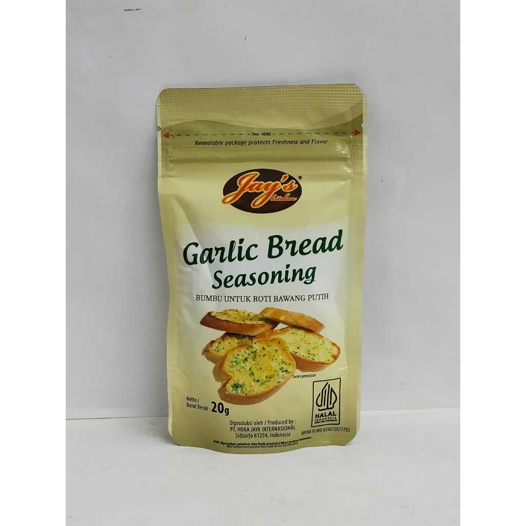 

JAYS GARLIC BREAD SEASONING 20GR