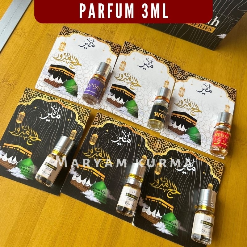 Parfum Gift Oud Arab 3ml | Raudhah | Kiswah | Dalal