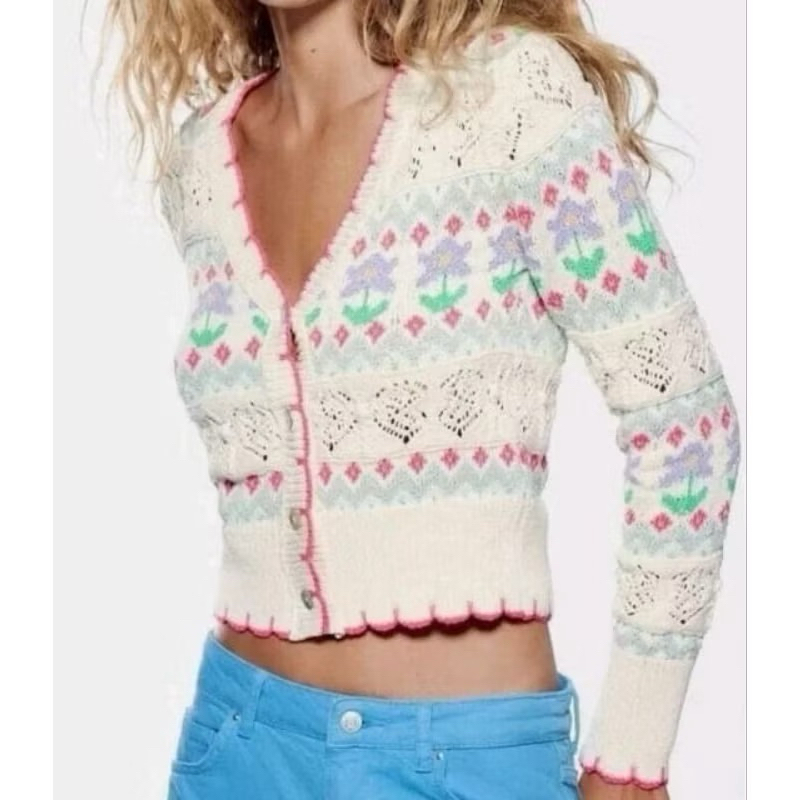 preloved zara cardigan