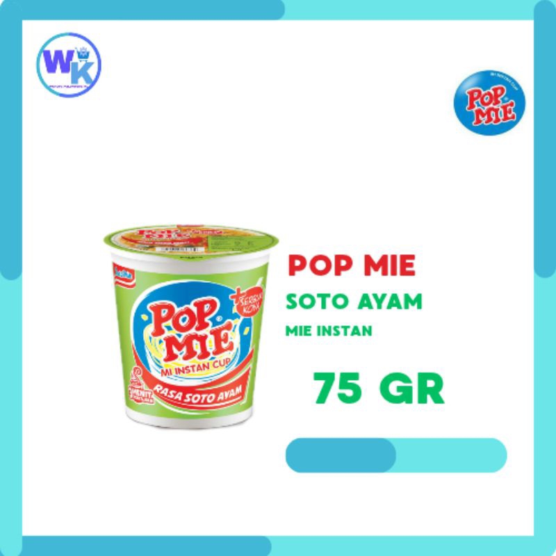 

Pop Mie Soto Ayam 75gr Isi 24 Cup - Popmie Karton Harga Grosir | Warung_Kelontong_Ku